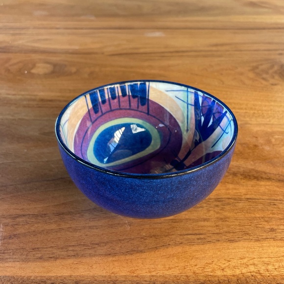 Vintage Royal Copenhagen TENERA Faience Rice Bowl By Inge-Lise Koefoed 137/2196 - Picture 2 of 14